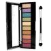 Palladio Eyeland Vibes Escape to the Tropics 10 Count Eyeshadow Palette 5 Curated Palettes Seductive Nudes to Vibrant Hues Complimentary Shades Day and Night Looks Rich Pigment Paradise
