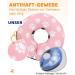 Supet Rewrise Dog Inflatable Collar for Pets - Adjustable Post-Surgery Comfort & Protection (Pink Paw Size L) - Buy Online on GoSupps.com