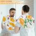 Orange Beard Bib Apron | Non-Stick Waterproof Hair Catcher for Men | Shaving & Trimming Cape with Suction Cups | Perfect Grooming Gift - Buy Online on GoSupps.com