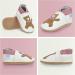 Soft Sole Baby Shoes for Girls and Boys | Leather Toddler Walking Shoes 12-18 Months Pink Teddy - Buy Online on GoSupps.com