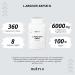 High-Dose Vegan L-Arginine Capsules - 6000mg Pure Herbal Formula | 360 Caps - No Magnesium Stearate or Gelatin - Fermented Laboratory Tested - Buy Online on GoSupps.com