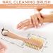 Takavu Nail Brush - Pure Boar Bristles Dual-Sided Natural Wood Handle for Manicure & Pedicure Care - Buy Online on GoSupps.com