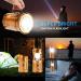 Censinda LED Camping Lantern - Solar & Rechargeable Flashlight, Portable & Collapsible Light for Camping, Hiking, Emergency - Gold (1 Pack) - Buy Online on GoSupps.com
