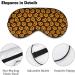 Buy Cartoon Pretzel Sleep Mask for Women | Adjustable Eye Shades Cover with Elastic Strap - Ideal for Comfort & Travel - Buy Online on GoSupps.com