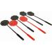 Hausfelder Fly Swatter Set of 6 - Sturdy Plastic Mosquito & Insect Swatters in Black & Red - Perfect for Home & Travel - Buy Online on GoSupps.com