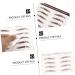 Beavorty 18 Pcs Eyebrow Stickers Makeup Tools Eyebrows Temporary Brow Tattoos Transfer Stickers Cosmetic Miss - Buy Online on GoSupps.com