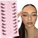 Parrarri half eyelash transparent band 10 pairs of artificial eyelashes of course helped lashes cateye 3d false eyelashes light fake eyelashes h-10