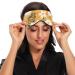 Haskirky Light Blocking Eye Mask | Breathable & Adjustable for Men and Women | Ideal for Travel, Yoga, Meditation, Office, Deep Sleep | White Flower Print - Buy Online on GoSupps.com