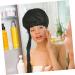 CANIGHT 2pcs Dry Hair Cap Steamer Caps Thermal Hair Caps Durable Hats Conditioning Cap Cappy Hat Black 190t - Buy Online on GoSupps.com