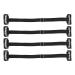 4pcs Facelift Bands with Clips | Elastic Facial Lift Belt for Eye Wrinkle Removal | Facelift Patch Straps for Hair (Black) - Buy Online on GoSupps.com