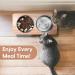 Siooko Elevated Cat Bowls - 15 Tilted Raised Wood Pet Bowls with Stand, Anti-Vomiting Design, 2 Stainless Steel Bowls for Cats and Puppies - Buy Online on GoSupps.com