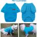HuaLiSiJi Dog Fleece Jumpers - Medium Dog Sweatshirt & Hoodie Set (M Blue+Pink) - Buy Online on GoSupps.com