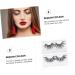 minkissy 2 Pairs Fake Eyelashes Strip Eyelashes Long Fluffy Fake Eye Lashes Artificial Eyelashes Fluffy Volume Lashes Women False Eyelash Sequin Eyelash Supplies Christmas 3d Chemical Fiber - Buy Online on GoSupps.com