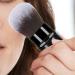 Travel Makeup Brushes - Telescopic Small Cosmetics Brushes | Soft Face Makeup Brushes Beginner Friendly Powder Brush for Foundation Black - Buy Online on GoSupps.com