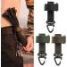 Multi-Purpose Tactical Outdoor Gloves | Climbing Rope Storage Buckle & Key Trailer Adjustable Hook Holder - Black - Buy Online on GoSupps.com