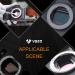 VSGO VS-S03E Full Frame Camera Cleaning Kit - 12pcs Swab & 10ml Cleaner for Sony Nikon Canon FF CCD CMOS - Buy Online on GoSupps.com