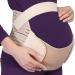 Neotech Care Pregnancy Belly Band Maternity Belt Support for Back Abdomen & Pelvis | Pregnancy Must Have for Pregnant Women M Beige