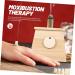 4-Piece Moxibustion Box Set - Wooden Moxa Holder & Stripe Burner Tools for Massage & Healing - 9.5x8.5cm - Buy Online on GoSupps.com