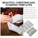 Shop Lurrose 6-Piece Christmas Nail Art Stamping Kit | Holiday Party DIY Supplies & Stamps - Buy Online on GoSupps.com