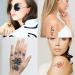 138 PCS Reusable Henna Tattoo Stencils Kit for Women, Teens & Girls - Black Tattoo Templates for DIY Body Art - Henna-1 - Buy Online on GoSupps.com