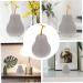 Zerodeko 1pc Simulated Fruit Ornaments Decorative Apples Tv Stand Decor Items Home Accents Decor Porcelain Figurine Bookcase Decor Work Desk Decor Vegetables Accessories Christmas Ceramics Silver M - Buy Online on GoSupps.com