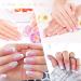 Ranrose French Nail Tips - 120PCS Short Square Press On Nails 12 Sizes Acrylic White Half Cover Nail Tips with Box - Buy Online on GoSupps.com