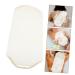 FRCOLOR 4pcs Back Rub Bath Towel - Exfoliating Back Scrubber Set for Long Body Scrub & Shower - Soft Nylon Bath Sponges - 46x21cm - Beige - Buy Online on GoSupps.com