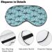 Shark Nautical Anchor Sleep Mask - Adjustable Strap Eye Cover for Yoga, Travel, and Naps - Buy Online on GoSupps.com
