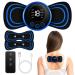 Flintronic neck massage device Ems shoulder neck massage 8 modes 19 steps portable mini massage device USB mini cervical massage device muscle pain relief for arms/shoulder/back/back/stomach
