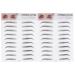 STOBAZA Lot de 2 Autocollants de Sourcils Effet Relief Noir Transfert Facile et Naturel Outil Maquillage Sourcils pour Hommes et Femmes et Look Instantan