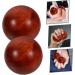 Ultechnovo 4-Piece Handmade Baoding Balls - Wooden Hand Training Balls for Finger Strength - Red Sandalwood with Large Fruits - Buy Online on GoSupps.com
