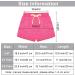 Poroka Girls 6 Pack Dry-Fit Running Shorts for Kids 8-9 Years - Active Performance Summer Sports Shorts with Drawstring Pocket in Various Colors - Buy Online on GoSupps.com