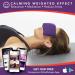 Lotus Weighted Lavender Eye Pillow - Aromatherapy Sleep Mask for Headache Relief and Relaxation - Buy Online on GoSupps.com