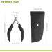FVION Nail Clippers - Stainless Steel Head Cutter for Thick Toenails - Ingrown Toenail Scissors with Soft Handle - Black - Buy Online on GoSupps.com