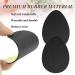 Premium Rubber Anti-Slip Shoe Pads - Self-Adhesive Stick-On Sole Protectors for Noise Reduction - Pack of 12 (Black) - Buy Online on GoSupps.com