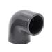 PVC angle sleeve 90 I 32mm i 1 inch I adhesive muffle i PVC tube sleeve with 2-connections i pipe connection piece PVC-fitting i BM_082