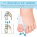 Menocady Bunion Cushions & Protectors (Pack of 12) - 1/2'' Thick Gel Shield for Bunion Relief & Toe Separation - Pain Relief from Big Toe Joint - Buy Online on GoSupps.com