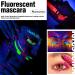 Mascara lumineux UV Fluorescent de couleur arc - en - ciel de couleur n on imperm able l'eau extension de cils boucl s extension de mascara Halloween Party stage use (#3 Orange) - Buy Online on GoSupps.com