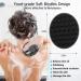 Soft Silicone Body Scrubber - Handheld Exfoliating Shower Brush for All Skin Types (Black) - Buy Online on GoSupps.com