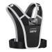 Eotw running vest men women reflective running vest running vest smartphone jogging adjustable waist waterproof cell phone bag breast pocket mobile phone holder for all cell phone of size 6.8 "(black)