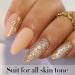 Double Rhythm 15ML Gold Glitter Gel Polish | Shimmer Reflective Holographic Nail Art | Magnetic for Salon & DIY at Home - Buy Online on GoSupps.com