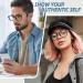 Shop CN92 Classic Round Keyhole Nerd Glasses Vintage 40s & 50s Panto Style with Clear Lens | B Violet Spot International Shipping Available - Buy Online on GoSupps.com