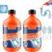Homebbc Pipeline Clear Kitchen Unblocker Momeng Pipe Unclogging Dissolving Agent Pipeline Dredging Agent-Momeng Kitchen Unblocker Suitable For Plumbing Toilet Plumbing Dredging-2PCS