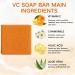 Vitamin C Soap Bar Kojic Acid Bar Soap Facial Kojic Acid Soap Deep Cleansing Soap for Removing Black Spots and Moisturizing Soap Bars for Face and Body Improve Dull Skin Reducing Acne and Scar - Buy Online on GoSupps.com