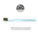 Nano-b Charcoal & Gold Toothbrush - Blue Handle | Shop Now - Buy Online on GoSupps.com