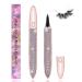 Clear Eyelash Glue Lash Glue Pen Waterproof Lash Glue Latex-Free Super Strong and Long Lasting Eyelash Adhesive Suitable for Sensitive Eyes Lash Glue Liner Pen 0.353oz(1pcs  Clear)