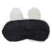 Buy Cute White Bunny Fur Eye Mask - Sleep Better Reduce Dark Circles & Puffiness - Pack of Two for Meditation & Relaxation - Buy Online on GoSupps.com