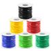 Lanyard String Kit Cridoz 6Pack Plastic Lacing Cord Gimp String Lanyard Weaving Kit for Boondoggle Bracelets Keychains Crafts Color B