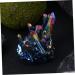 FOMIYES Purple Decorations 1pc Natural Crystal Amethyst Rock Titanium Spiritual Crystal Cluster Ornament Mineral Decorations Colorful 6X4.2CM - Buy Online on GoSupps.com