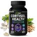 Cortisol Detox Supplement for Women Men - Control & Lower High Cortisol Level - Adrenal Health Balance Cleanse Sleep Stress Support - Magnesium Ashwagandha L-Theanine Cortisol Blocker Reducer 60 Count (Pack of 1)
